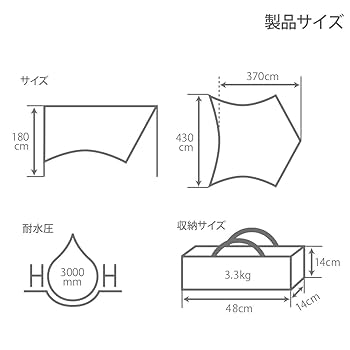 Coleman - DOD(ディーオーディー) ライダーズコンフォートタープ  ブラック　タープ 楽天市場】 DOD(ディーオーディー) ライダーズコンフォート